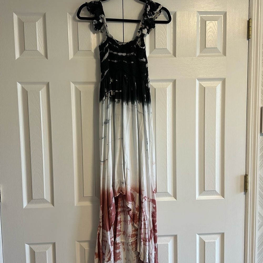 BohoMe Women’s Tie Dye High Low Sundress - Size M